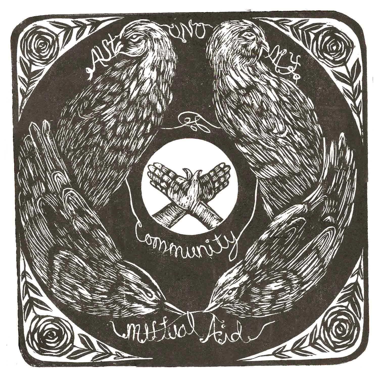 art of birds that says community